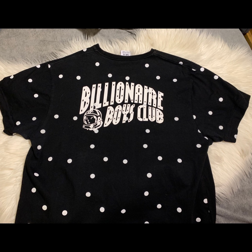 Billionaire Boys Club XL black polka dot T